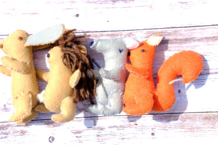 Mes animaux en&nbsp;feutrine