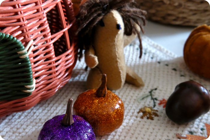 hérisson en feutrine